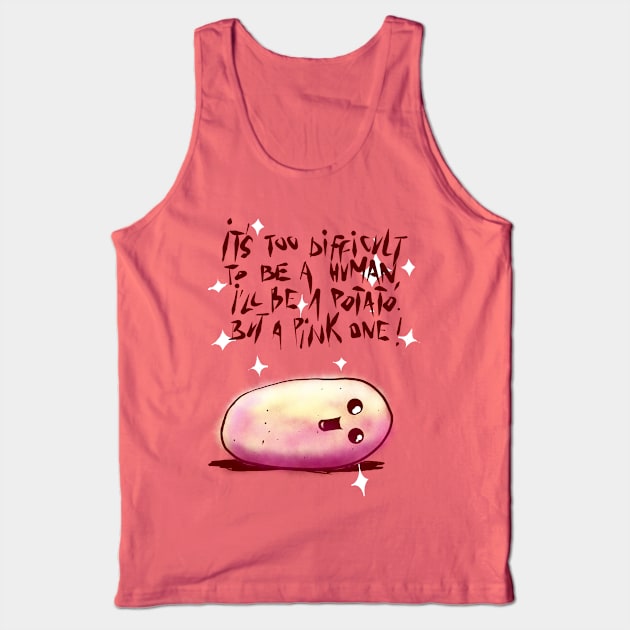 The human potato Tank Top by kharmazero